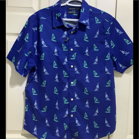 Nautica Other - Nautica Sky blue Short Sleeve Shirt in Size Large